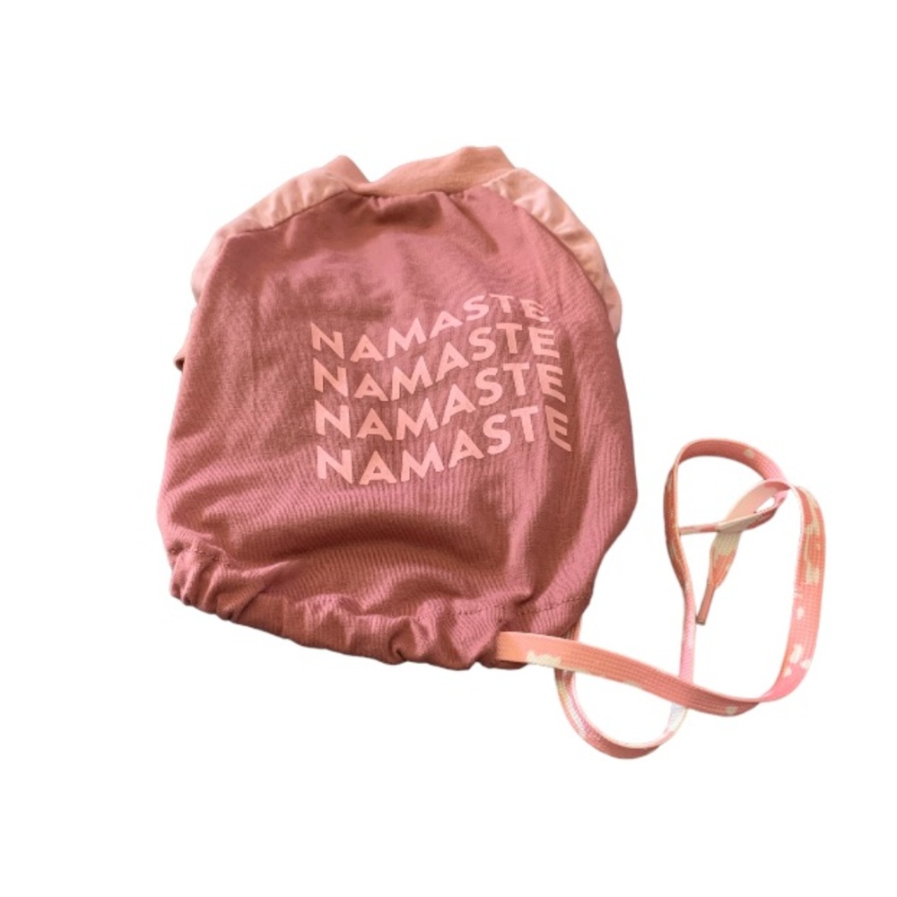 Pre-Owned Top Paw Namaste Dog Shirt Color: Pink | Size: XS
